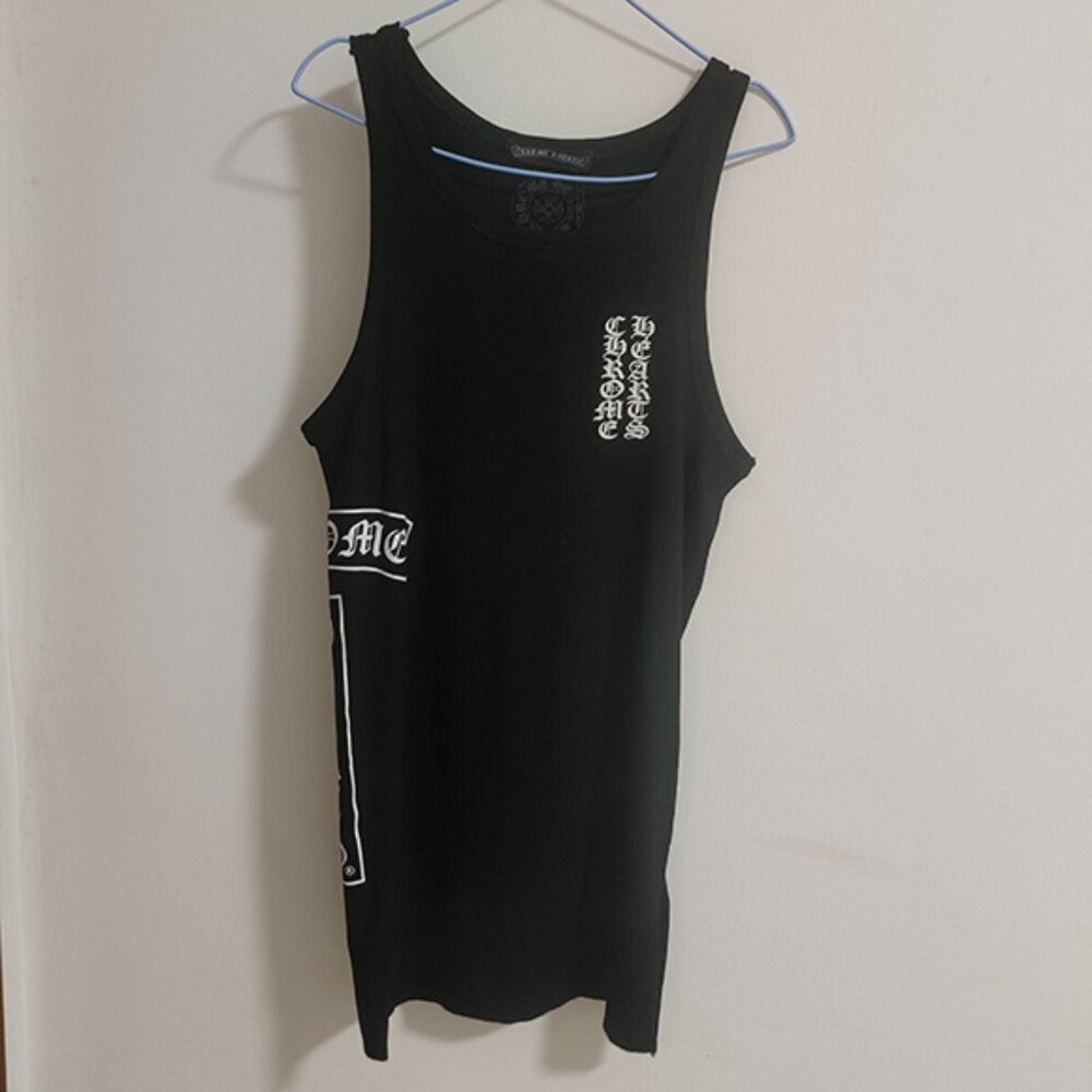 Chrome Hearts Black Sleeveless Tee